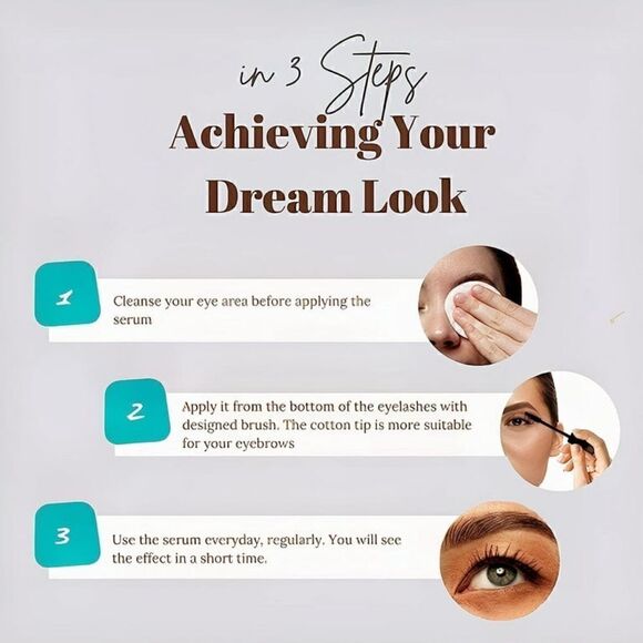 EVA LUCRIA Eyelash Growth Serum and Eyebrow Enhancer | 10ml | NWT - Picture 7 of 8